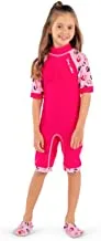COEGA Kids Girls 1pc Swim Suit-Pink Doodles