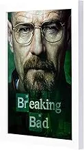 LOWHA Breaking bad 3 final Wooden Framed Decorative Wall Art Painting White Frame 23x33x2cm By LOWHA