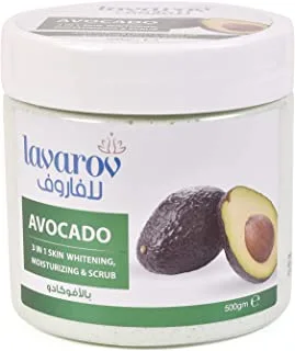 Lavarov 3 in 1 Skin Whitening and Moisturizing Avocado Scrub 500 g
