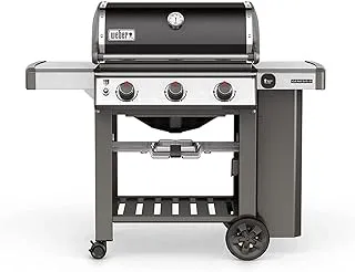 WEBER - Genesis II E-310 GBS Gas Grill Barbecue, Stainless steel Flavorizer, bars, High performance burners, 158cm Height x 150cm Width x 79cm Depth