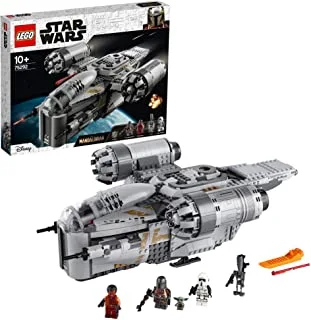LEGO 75292 Star Wars The Razor Crest, Mandalorian Starship Toy, Model Building Kit with 4 Minifigures, including The Child 'Baby Yoda', plus an IG-11 Droid Figure, Gift Idea for Kids, Boys
