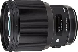 Sigma 85mm f/1.4 DG HSM Art Lens for Canon EF Black (321954) KSA Version with KSA Warranty Support