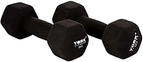York Fitness Neo Hex Dumbbells, 5kg, YORK-15637