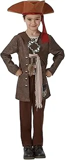 Rubies Disney Pirates of the Caribbean Jack Sparrow Book Week and World Book Day Costume, Medium 5-6 Years, Multicolor, 630788M