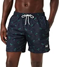 Urban Classics Mens Pattern Swim Shorts Shorts (pack of 1)