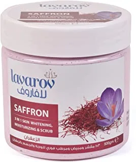 Lavarov 3 in 1 Skin Whitening and Moisturizing Saffron Scrub 500 g