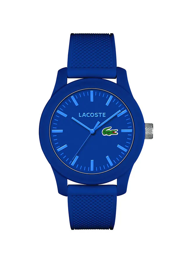 LACOSTE Men's Rubber Strap Analog Quartz Wrist Watch 2010765