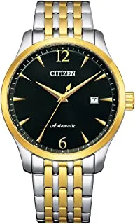 Citizen Mechanical Men's Watch with Date - NJ0114-84E, Gold, bracelet