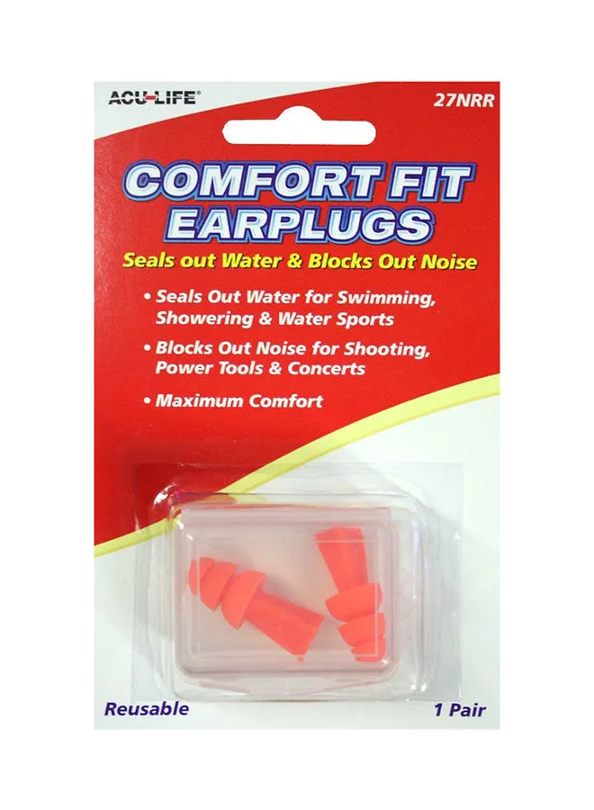 ACU-LIFE Comfort Fit Silicone Ear Plugs:400716