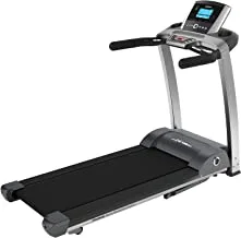 Life Fitness F3Folding Treadmill - مع وحدة تحكم GO ، رمادي / أسود ، F3 + GCT