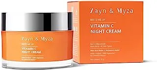 Zayn & Myza Vitamin C Night Cream, Brightening Moisturizing Face Cream, For All Skin Types Halal & Vegan- 50g