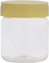 Royalford 100Ml Round Pet Jar With Cap, clear