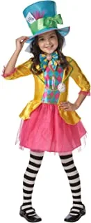 Rubie's Official Disney Alice in Wonderland Mad Hatter Book Week and World Book Day Costume Girls Large