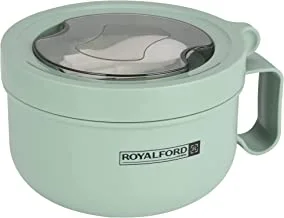 Royalford Lunch Box, 850ml Stainless Steel Lunch Box, RF11103 Lunch Box For Adults, Kids, Teenage Food Safe Material Food Storage Container Leak Proof and Convenient To Carry, Multicolor
