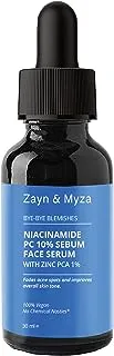 ZM Zayn & Myza Bye-Bye Blemishes Niacinamide Face Serum with Zinc, Reduces Acne & Pores- 30 ml
