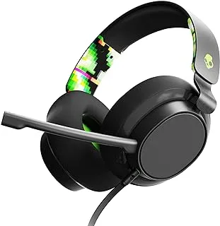 سماعة الألعاب سكل كاندي SLYR السلكية فوق الأذن للكمبيوتر ، بلاي ستيشن ، PS4 ، PS5 ، Xbox - Green Digi-Hype