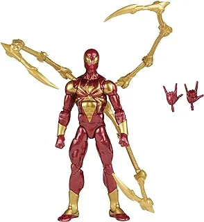 Hasbro Marvel Legends Series Spider-Man 6-inch Iron Spider Action Figure Toy, Includes 2 Accessories, Multicolor, F3455