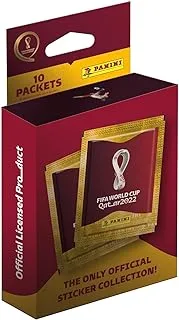 FIFA World Cup Qatar 2022 Panini - Fifa Road to Qatar World Cup 2022 Players Sticker Collection (Pack of 10), Multi-Color, FI004286KB