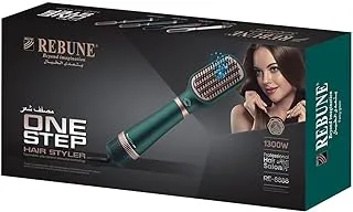 REBUNE RE-8888 The New Hair Styler One-Step Hot Air Stylers, 1300W Hair Dryer & Volumizer, Assorted Colors