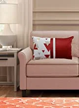HOME TOWN Cushion, 30X50 cm Red