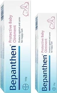 Bepanthen Protective Baby Ointment, Protects Against and Cares for Nappy Rash, 100g+30g