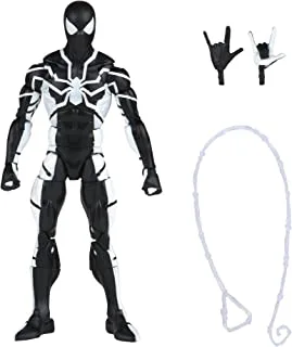 Hasbro Marvel Legends Series Spider-Man 15-cm Future Foundation Spider-Man (Stealth Suit) Action Figure Toy, Includes 4 Accessories, Multicolor,F3454