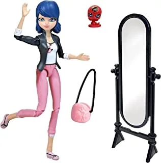 Miraculous Marinette in Fashion Studio Ladybug Doll, 12 cm Height, Multicolor