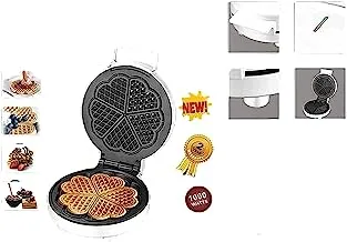 Home Master 1000W Heart Shape Waffle Maker