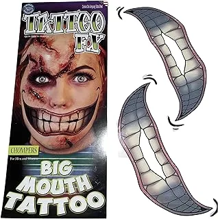 Tinsley Transfers Big Mouth Tattoo