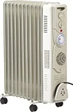 Crownline HT-244 11-Fins Oil Radiator Heater, 1000W|1500W|2500W, 20 240 V, 50Hz