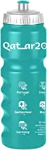 FIFA World Cup Qatar 2022 Graphic Printed Hdpe Sports Water Bottle, Teal, 750Ml, RT5008034