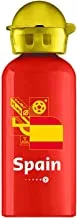 كأس العالم FIFA قطر 2022 زجاجة ألومنيوم للأطفال بطبعة جرافيك إسبانيا 400 مل