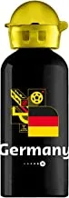 كأس العالم FIFA قطر 2022 زجاجة ألومنيوم للأطفال مطبوعة برسومات رسومية ألمانيا 400 مل