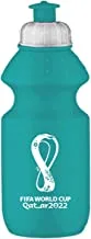 FIFA World Cup Qatar 2022 Graphic Printed Hdpe Sports Water Bottle 350ml Blue, RT5006014