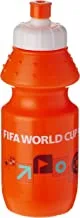 FIFA World Cup Qatar 2022 Graphic Printed Hdpe Sports Water Bottle 350ml Orange, 500615