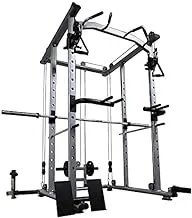 YALLA HomeGym SPARTANS Power Squat Rack And Cables Crossover Multifunctional Power Cage Trainer
