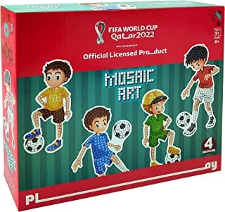 FIFA Mixed Shapes Adhesive Foam Mosaic Tiles for Crafts, Colorful Pieces for Mosaic Projects