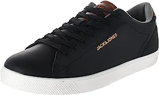 Jack & Jones Men's Jfwboss Pu Sneaker- Anthracite - Navy Blazer - 44 EU