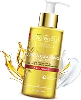 Bielenda Argan Cleansing Face Oil with pro-retinol 140ml - Bielenda Argan Oil & Retinol Skin Cleanser 140ml