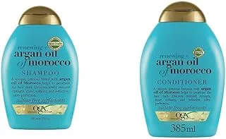 OGX, Shampoo & Conditioner, Renewing+ Argan Oil of Morocco, New Gentle & PH Balanced Formula, 385ml