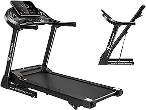 YALLA HomeGym Fitness For Everyone Treadmill 0.6-14 km/h with LED Screen, 2.5HP Motor, Compact Foldable Treadmills for Home with 3 levels Manual Incline, Smart Display for Home and Office