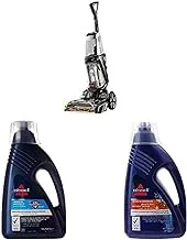 BISSELL 3.7 Litre Clean Shot Upright Carpet Cleaner with Heat Wave Technology | Model No 2066E + BISSELL 1.5 Litre Stain And Odour ‎Carpet Washer + BISSELL Carpet Cleaning Formula 1.5 Liter - 1146K