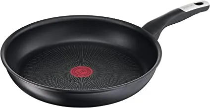 TEFAL G6 Unlimited 30 cm Non-Stick Frypan with Thermo-Spot, Black, Aluminium, G2550702