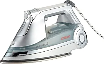 Crownline SI-144 Steam & Dry Iron, Sole: Stainless steel, 220-240V, 50/60Hz, 2000 W