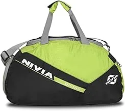 Nivia 5412GB Gym Bag (Green and Black)