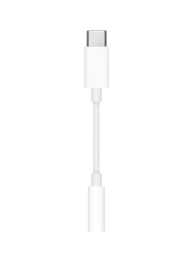 محول USB-C إلى مقبس سماعة الرأس من Apple أبيض