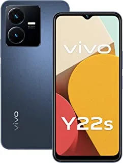 vivo Y22s 4G (Starlit Blue, 6GB RAM, 128GB) 50MP Rear Camera | 5000 mAh Battery | 18W Charging | Snapdragon 680 Processor | Super Night Camera | Multi-Style Portrait