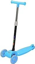 KiKo Folding Scooter with Light and Music, Small, Blue