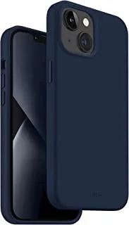 Uniq Hybrid iPhone 14 Lino Marine Blue Case
