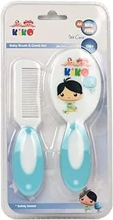 KiKo Baby Brush and Comb, Blue